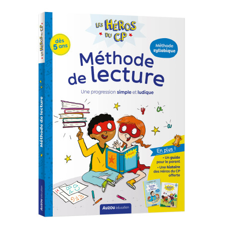 Cahier d'apprentissage Les Héros du CP - Méthode de lecture AUZOU