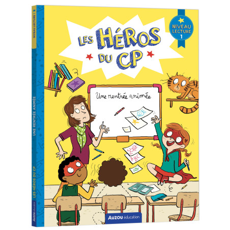 Cahier d'apprentissage Les Héros du CP - Une Rentrée Animée AUZOU