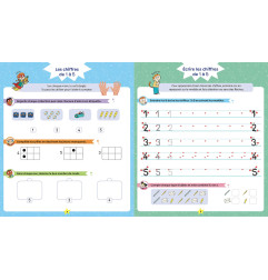 Cahier d'apprentissage Les Héros du CP - Mon Cahier de Calcul AUZOU