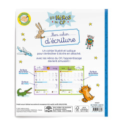 Cahier d'apprentissage Les Héros du CP - Mon Cahier d'Ecriture AUZOU