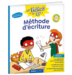 Cahier d'apprentissage Les Héros du CP - Méthode d'écriture AUZOU