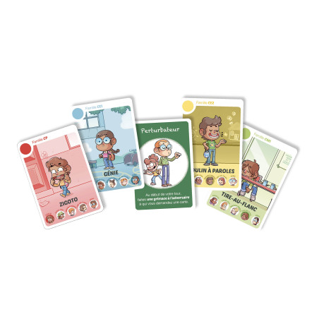 Jeu de cartes des 7 Familles à l'Ecole AUZOU