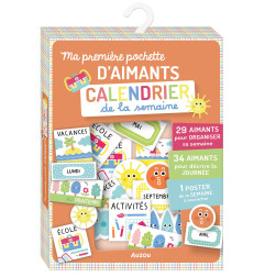 Pochette d'aimants Calendrier de la Semaine AUZOU