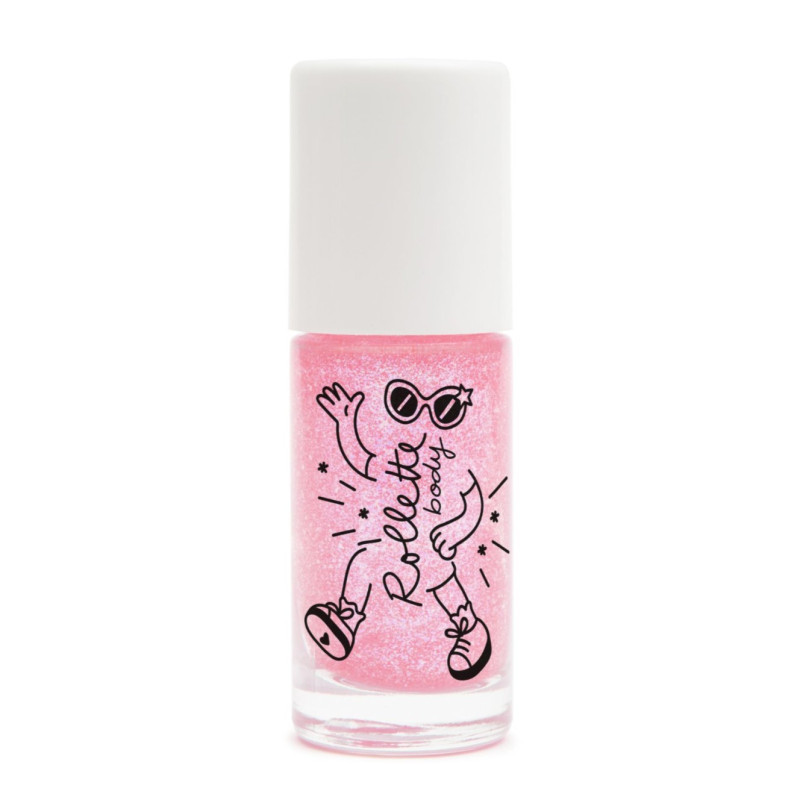 Gel corps pailleté en rollette NAILMATIC, Framboise