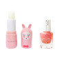 Duo baume à lèvres Fraise et vernis à l'eau Fraise INUWET, Rose clair Duo baume à lèvres Fraise et vernis à l'eau Fraise INUWET, Rose clair