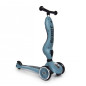 Trottinette évolutive 1 - 5 ans Highway Kick 1 SCOOT AND RIDE, bleu acier, avec canne de pousse Push and Go Trottinette évolutive 1 - 5 ans Highway Kick 1 SCOOT AND RIDE, bleu acier, avec canne de pousse Push and Go