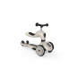 Trottinette évolutive 1 - 5 ans Highway Kick 1 SCOOT AND RIDE, beige, avec canne de pousse Push and Go