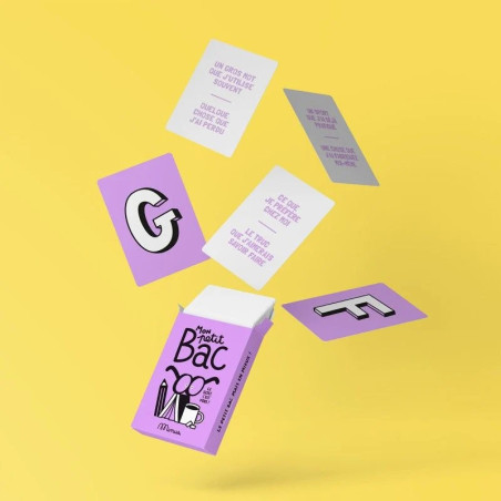 Jeu du Petit Bac MINUS EDITIONS