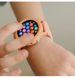 Montre enfant interactive K-Watch KIDYWOLF, Corail