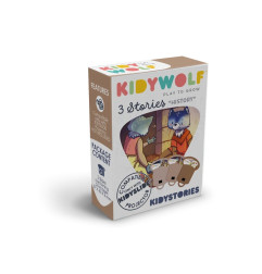 Recharge de 3 histoires Kidystories Histoire pour lampe à histoires Kidyslide KIDYWOLF