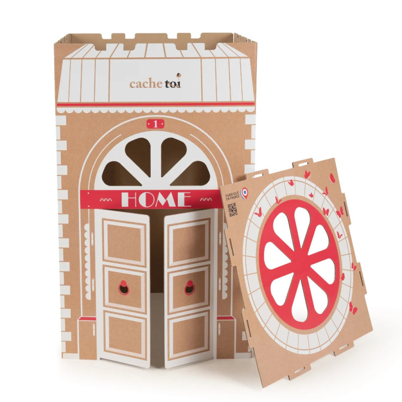 Cabane en carton pliable Home CACHE TOI Cabane en carton pliable Home CACHE TOI
