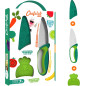 Couteau de cuisine enfant CHEF CLUB, vert