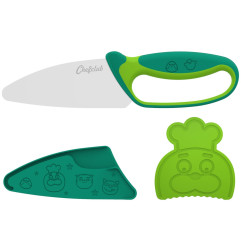 Couteau de cuisine enfant CHEF CLUB, vert