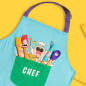 Tablier enfant CHEF CLUB, Kids Bleu Tablier enfant CHEF CLUB, Kids Bleu