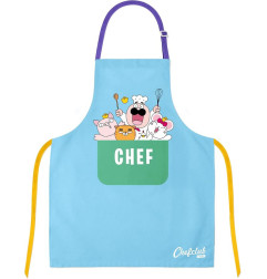 Tablier enfant CHEF CLUB, Kids Bleu