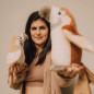 Peluche Pierre le Perroquet Parlant MRS ERTHA, Rouille Peluche Pierre le Perroquet Parlant MRS ERTHA, Rouille
