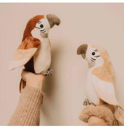Peluche Pierre le Perroquet Parlant MRS ERTHA, Rouille