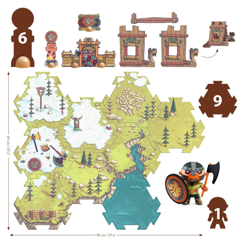 Figurines, puzzle et accessoires Alric Barbarious ARTY TOYS