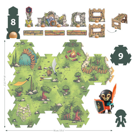 Figurines, puzzle et accessoires Puzzl'Up Voras Furious ARTY TOYS