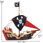 Bateau Ze Pirat Boat Piratous ARTY TOYS