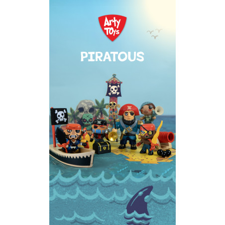 Figurine Rick et Boumcrak Piratous ARTY TOYS