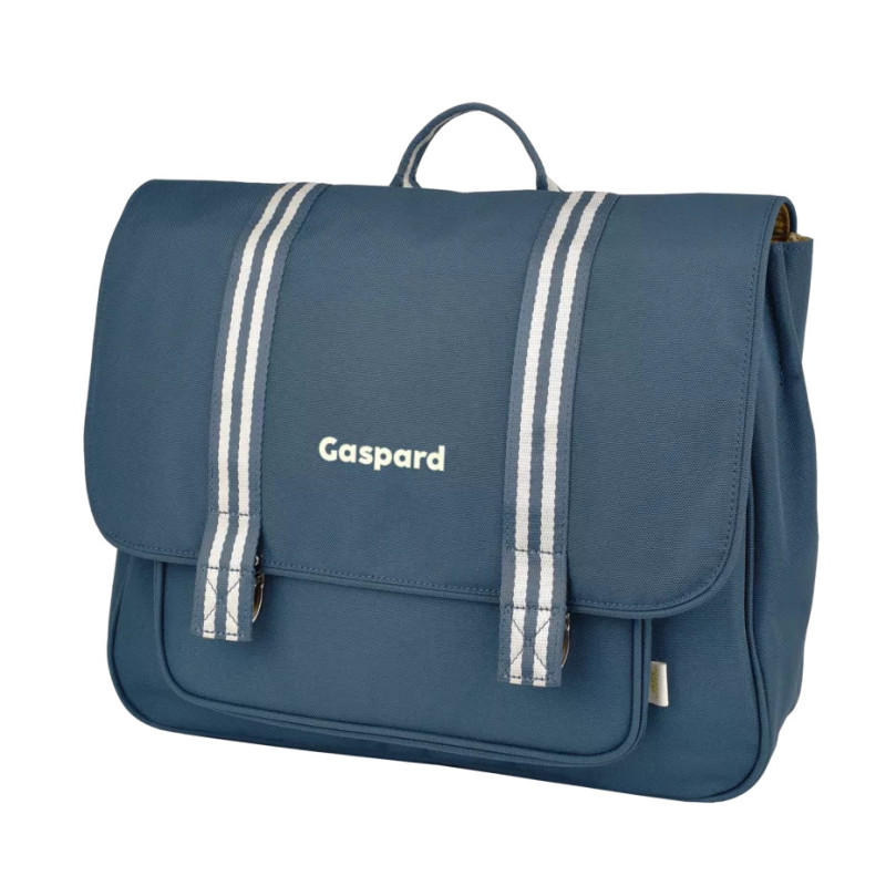 Cartable Paul PETIT PICOTIN, bleu nuit, personnalisable Cartable Paul PETIT PICOTIN, bleu nuit, personnalisable