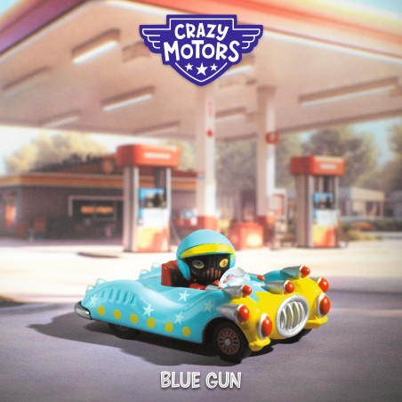 Voiture Blue Gun CRAZY MOTORS