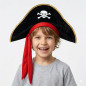 Bicorne de pirate avec foulard LABAY, 5-10 ans Bicorne de pirate avec foulard LABAY, 5-10 ans