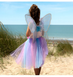 Déguisement robe et ailes de Fée Apolline LABAY