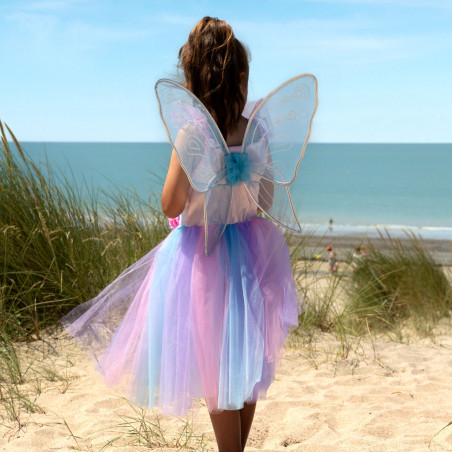 Déguisement robe et ailes de Fée Apolline LABAY