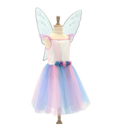Déguisement robe et ailes de Fée Apolline LABAY