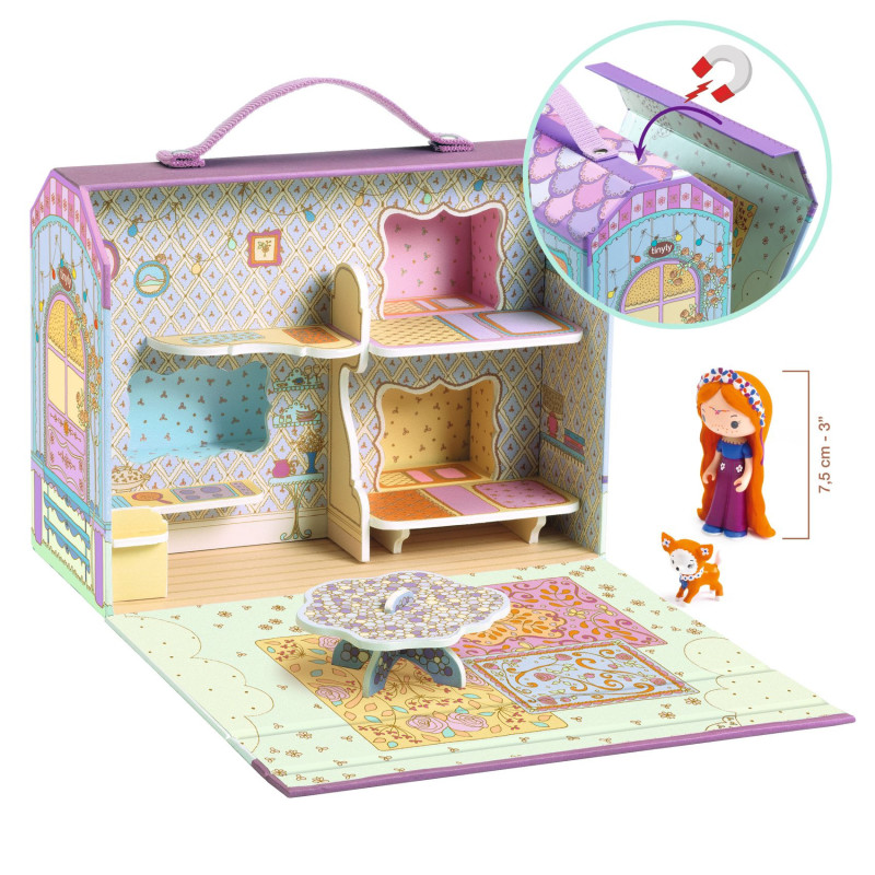 Figurines et maison de Bluchka et Indie TINYLY