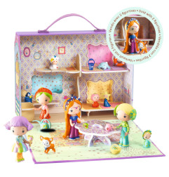 Figurines et maison de Bluchka et Indie TINYLY