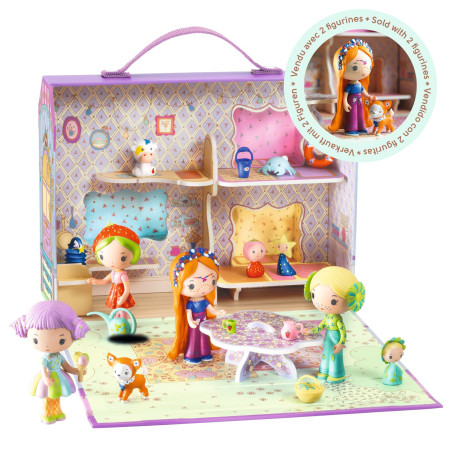 Figurines et maison de Bluchka et Indie TINYLY