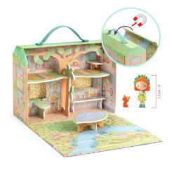 Figurines Maison des Bois de Sylvia et Fox TINYLY
