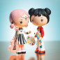 Figurines Sidonie et Zick TINYLY