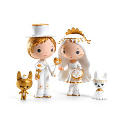 Figurines Marguerite et Léopold TINYLY
