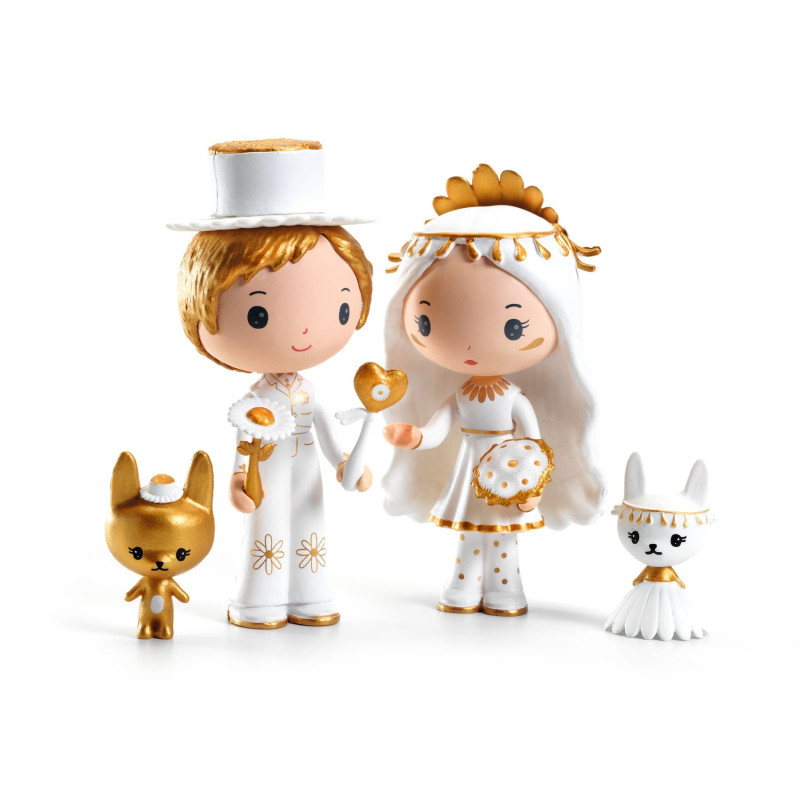 Figurines Marguerite et Léopold TINYLY