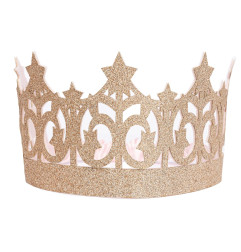 Couronne dorée GREAT PRETENDERS, élastiquée