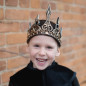 Couronne en latex GREAT PRETENDERS, or et noir Couronne en latex GREAT PRETENDERS, or et noir