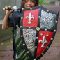 Bouclier de chevalier en latex GREAT PRETENDERS Bouclier de chevalier en latex GREAT PRETENDERS