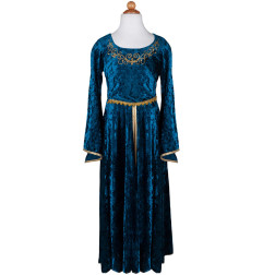 Robe Reine Guenièvre turquoise GREAT PRETENDERS