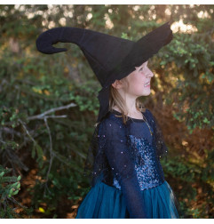 Chapeau de sorcière GREAT PRETENDERS, noir