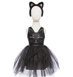 Robe de Chat Noir avec serre-tête GREAT PRETENDERS, 3 - 4 ans