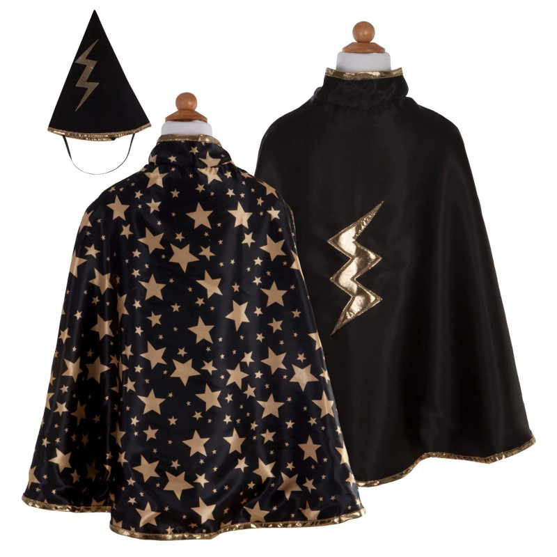 Cape de Magicien réversible avec Chapeau GREAT PRETENDERS, 4 - 6 ans Cape de Magicien réversible avec Chapeau GREAT PRETENDERS, 4 - 6 ans
