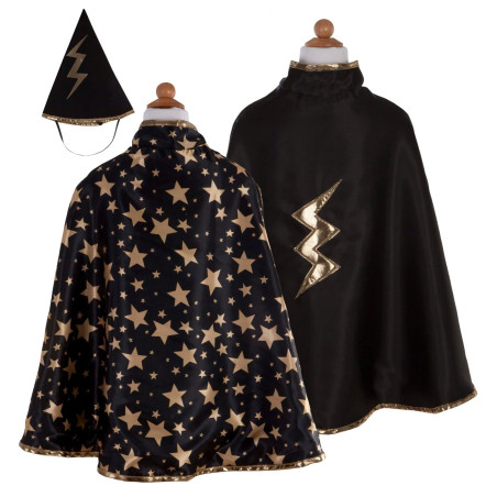 Cape de Magicien réversible avec Chapeau GREAT PRETENDERS, 4 - 6 ans