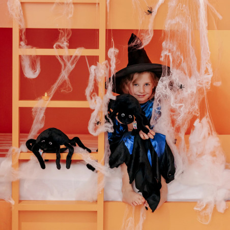 Peluche 2 en 1 Citrouille Pumpet l'Araignée Halloween Flipetz LES DEGLINGOS