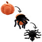 Peluche 2 en 1 Citrouille Pumpet l'Araignée Halloween Flipetz LES DEGLINGOS Peluche 2 en 1 Citrouille Pumpet l'Araignée Halloween Flipetz LES DEGLINGOS