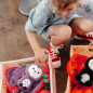 Peluche 2 en 1 Fraise Violet la Chouette Flipetz LES DEGLINGOS Peluche 2 en 1 Fraise Violet la Chouette Flipetz LES DEGLINGOS