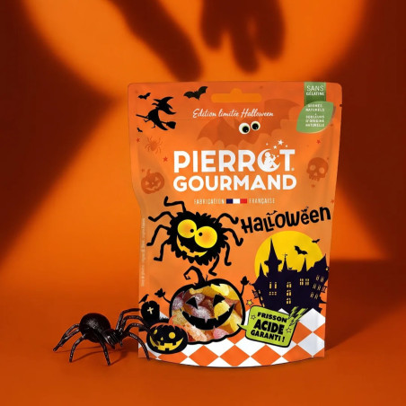 Sachet refermable Bonbons Halloween PIERROT GOURMAND